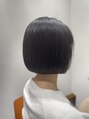 レアワンハナレ センター北美容院(lea/1 HANARE)&nbsp;ボブはラインが大事！クールな切りっぱなしもお任せください♪