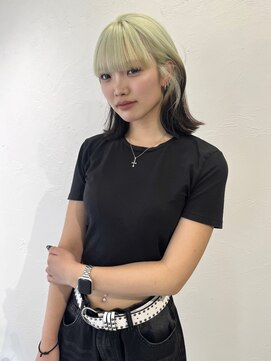 メゾン 心斎橋店(Maison) ハイトーン×暗めのルーツカラー!