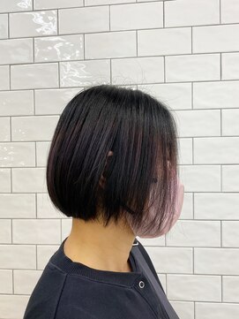 ループウエスト(LOOP WEST) ボブ× 毛先パープルカラー 1110