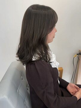 ザックジングウ 表参道(ZACC JINGU) グレージュカラー/ブリーチなしカラー/ミディアムレイヤー