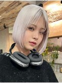 ブリーチハイライト髪質改善ダブルカラーレイヤーカット
