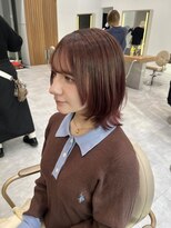 ケンジ 湘南台(KENJE)&nbsp;ブリーチなしでピンクブラウン