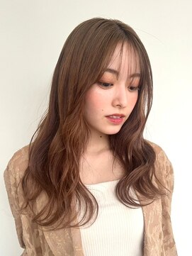 カバーヘア ブリス 川口(COVER HAIR bliss) ゆるふわロングヘア/ココアベージュ/髪質改善/20代30代◎p川口