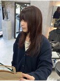 顔まわりレイヤー / ショコラブラウン