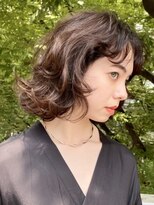 ピークアブー 原宿ハラカド(PEEK-A-BOO)&nbsp;ウルフレイヤーボブ/癖毛くせ毛/大人抜け感/簡単スタイリング