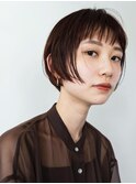 肌映えショート×イルミナカラー