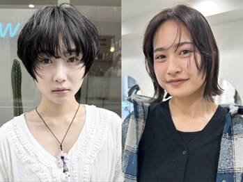 ナウアズ(now as.)の写真/【明石駅3分】[カット+トリートメント￥4400]骨格/髪質/顔型を見極めたcutで再現性×トレンド×似合わせ◎