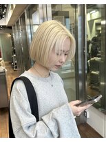ダブ ギンザ(DaB ginza) ホワイトブロンドボブ/ケアブリーチ/銀座