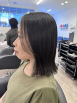 ヘアーサロン ラシア(hair salon Lasia)&nbsp;顔周りデザインレイヤー/切りっぱなしボブ/大人ショートボブ
