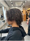 宇都宮メンズカットメンズパーマ波巻きスパイラルパーマツイスパ