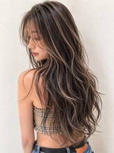 リーチェ(ReCHE by CAPA(旧:CAPA茅ヶ崎店)) ハイライト脱白髪染めくびれ外国人レイヤー艶髪ロングボブ13