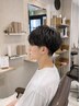 【石戸限定】メンズ似合せカット+ナチュラルクリームパーマ+ダメージレス☆