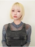 【La fith】ホワイトブロンド × レイヤー × シースルーバング