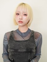 ラフィスヘアー シャルム 渋谷店(La fith hair charme)&nbsp;【La fith】ホワイトブロンド × レイヤー × シースルーバング