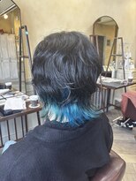 サンク エトワール(Cinq Etoiles)&nbsp;【インナーカラー】ターコイズブルー