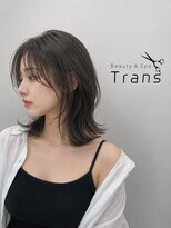 トランス(Trans) 大人っぽい・ナチュラル・顔まわりレイヤー