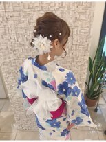 フレイストート(Frais Tout)&nbsp;浴衣のアレンジ