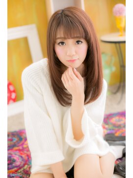 ミック ヘアアンドビューティー 大山店(miq  Hair&Beauty) 好感度大！のテッパン★ストレートレイヤーa