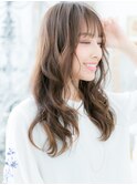 *mod's上尾*斜めバングの外国人風グラマラスロングa