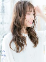 モッズヘア 上尾西口店(mod's hair)&nbsp;*mod's上尾*斜めバングの外国人風グラマラスロングa