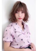 【表参道】厚めバングのワンレンボブをふわふわに♪藤沢