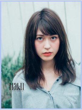 ヘア メイク ハク 横浜(hair make Haku) ダークカラー柔らかストレート