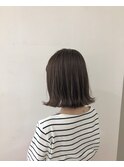切りっぱなしボブ