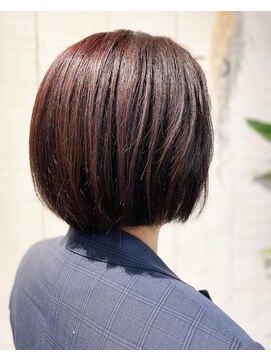 ロッコ 深谷店(ROCCO) #カシスブラウン＃N.カラー＃透明感カラー＃トリートメント