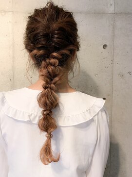 アーレント(AREND) 編みおろしヘア