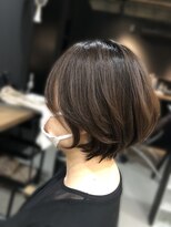 くじら美容室&nbsp;ショートボブ