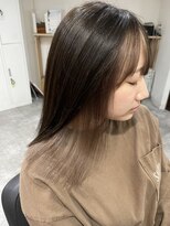 ラフ 難波店(LAFF) #黒髪#ボブルフ#ネビージュ#小顔#ワンレン