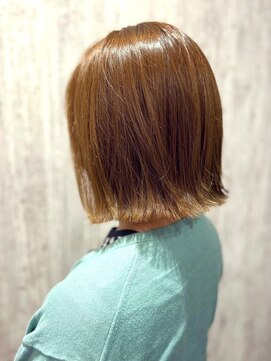 テトテ 門戸厄神店(tetote) 【tetote村山サロンスタイル】シルキーベージュ / 外はねボブ