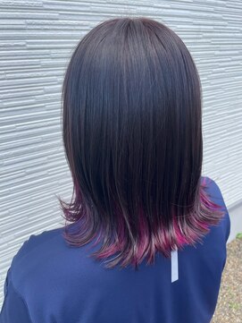 トータルビューティサロン シェリ(total beauty salon cheri) ディープグレージュ×裾カラー