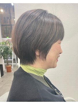 メモリーズ 水天宮前店(Memories) 大人可愛い30代40代50ショートボブショート丸みショート