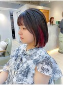 横浜★インナーカラーボブ