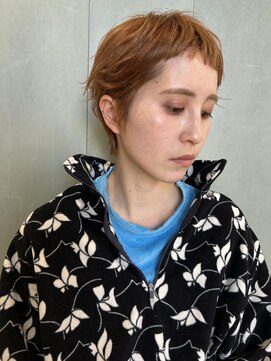 ジェムバイアルテフィーチェ(gem by artefice) ミニバング×オレンジカラー