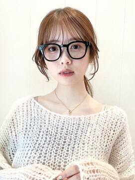 ガーデン ムサシコスギ(GARDEN MUSASHIKOSUGI) 顔まわりカット ヘアアレンジ おくれ毛 小顔 美髪 大人可愛い