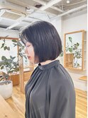 ボブ柔らかストレート