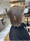切りっぱなしボブ