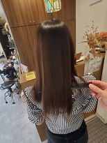 ハートライン(hair bridal Heart Line)&nbsp;酸性ストレート+マグネットカラー