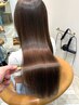 梅雨対策に☆カット+地毛風美髪ストレート+選べる髪質改善トリートメント