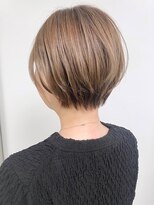 モリオフロムロンドン 原宿本店(morio from London) 【morio原宿】大人　ショート　ハイライトカラー　ベージュ