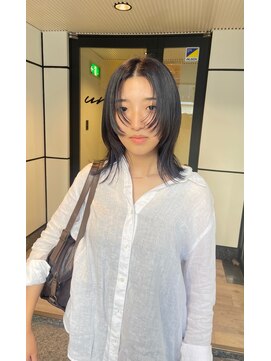 ユニコ(unico) 顔まわりカット/デザインカラー