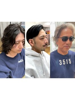 《メンズカット眉カット付\6050》女性スタイリストがマンツーマンで丁寧にご対応♪【学芸大学4分】