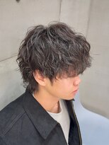 リベル(LIBER)&nbsp;波巻きスパイラルパーマ/マッシュウルフ/八王子/メンズサロン