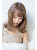 山村/ひし形シルエット/外ハネボブ/くびれヘア/前髪カット東銀座