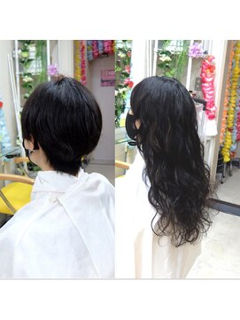 エクステ専門店ミキ 横浜店(MIKI) ウェーブエクステ★良質人毛100%エクステBefore★After★