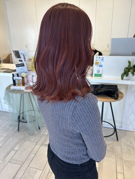 カシェ シモムラ(Cashe'e SHIMOMURA) ワインレッド