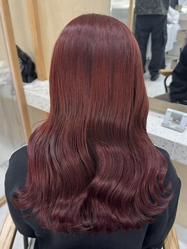 ジーナ サンシャイン通り池袋(Zina) チェリーレッドカラー【Zina清崎こころ】