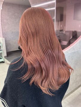 ロンドワン 三宮元町(Lond one) ピンクカラー/ブリーチダブルカラー/春カラー